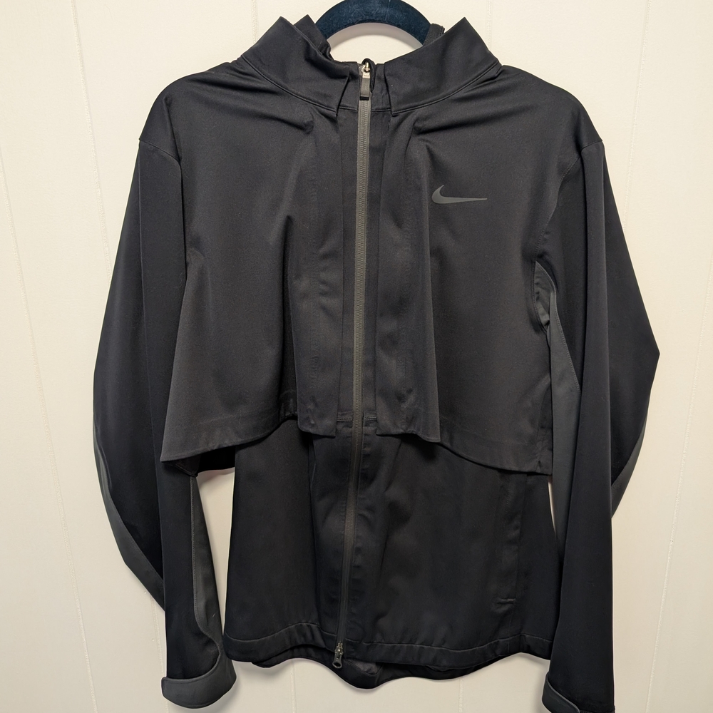 Nike Mens Hypershield Rapid Adapt Convertible Golf Jacket Black